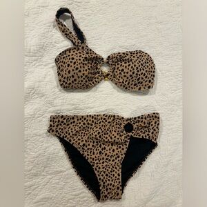 Leopard Print Bikini Set NWOT